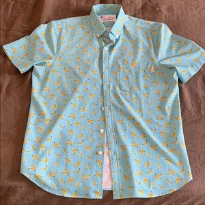 Chubbies Light Blue Banana Print Shirt